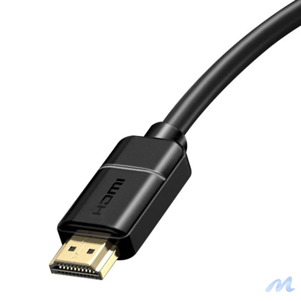 Baseus 2x HDMI 2.0 4K 60Hz Cable, 3D, HDR, 18Gbps, 3m (black)