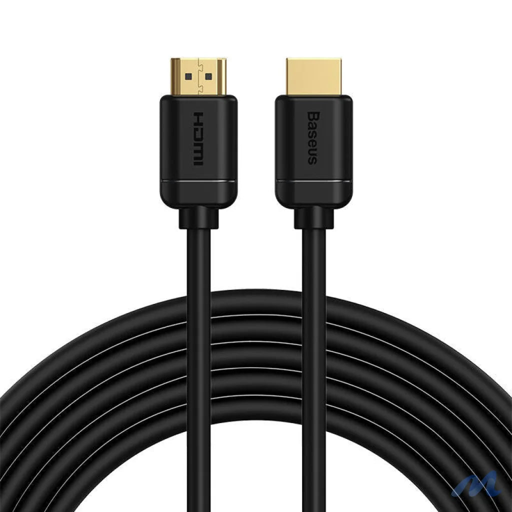 Baseus 2x HDMI 2.0 4K 60Hz Cable, 3D, HDR, 18Gbps, 5m (black)