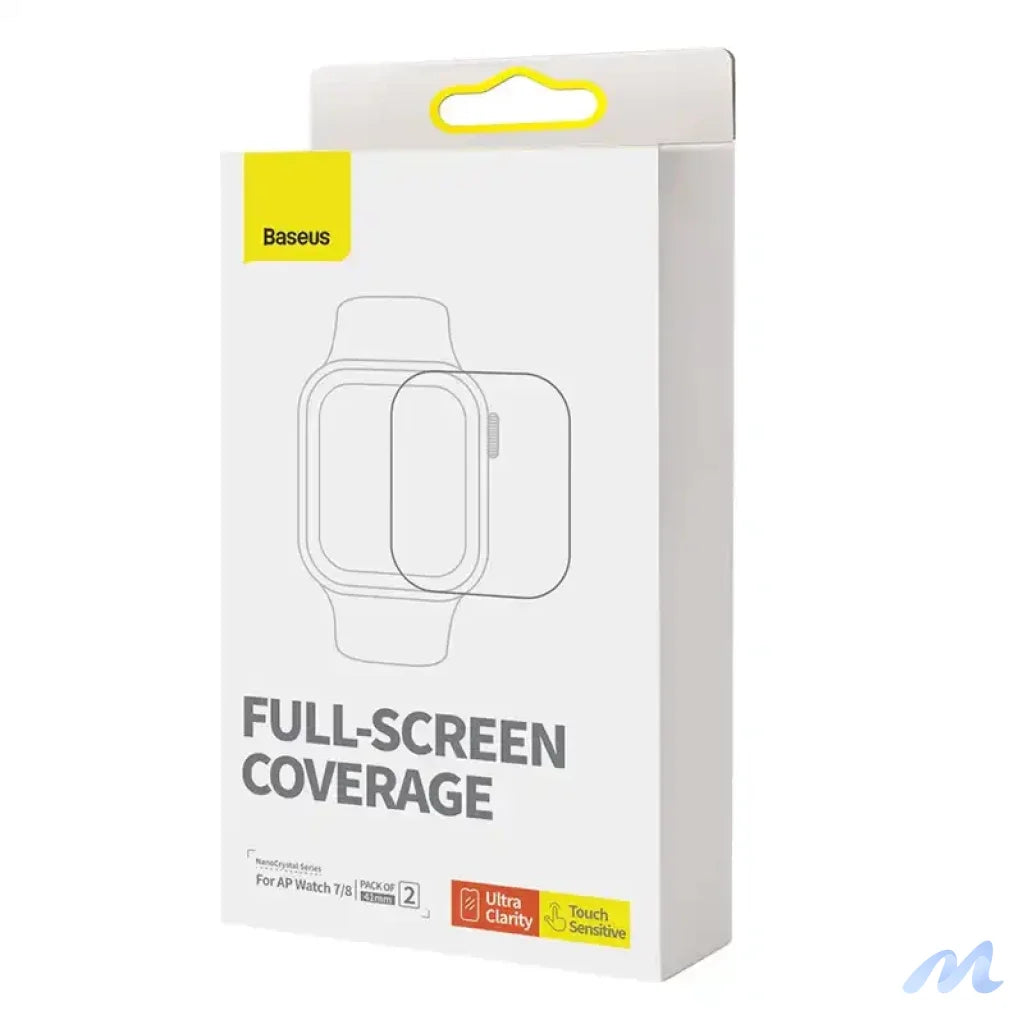 Baseus 41mm Protective Film for AP Watch 7/8, Clear