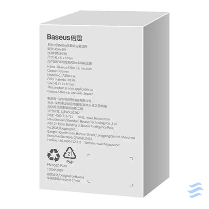 Baseus A3lite Car vacuum Cleaner filters 2 PCS (White) Spare parts