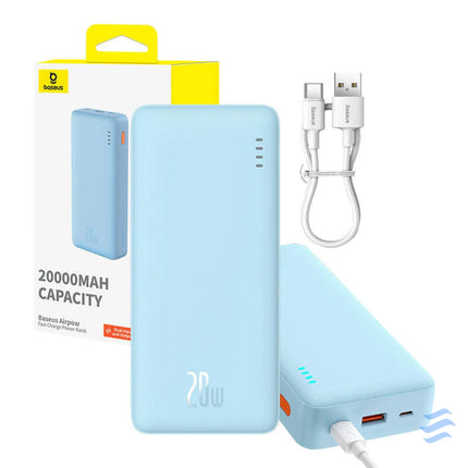 Baseus Airpow 20000mAh 20W powerbank (blue) Powerbanks