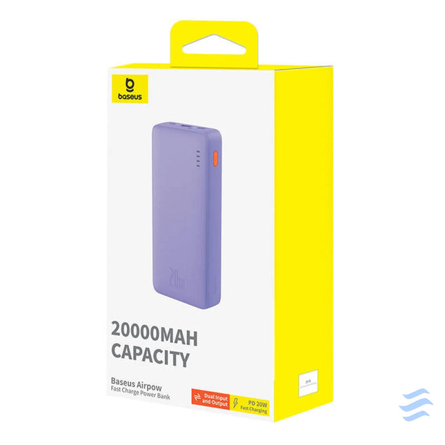 Baseus Airpow 20000mAh 20W powerbank (purple) Powerbanks