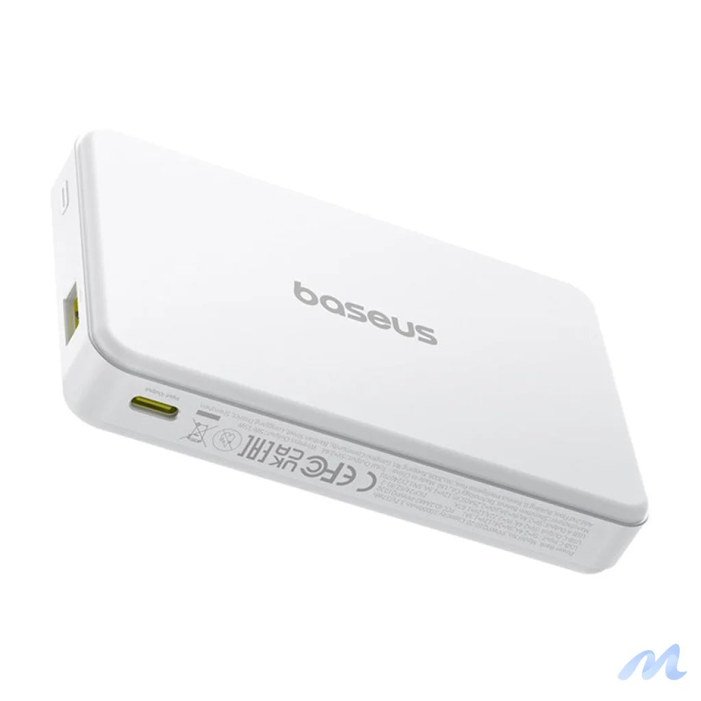 Baseus Airpow2 Qi2 magnetic powerbank 10000mAh 22.5W (white)