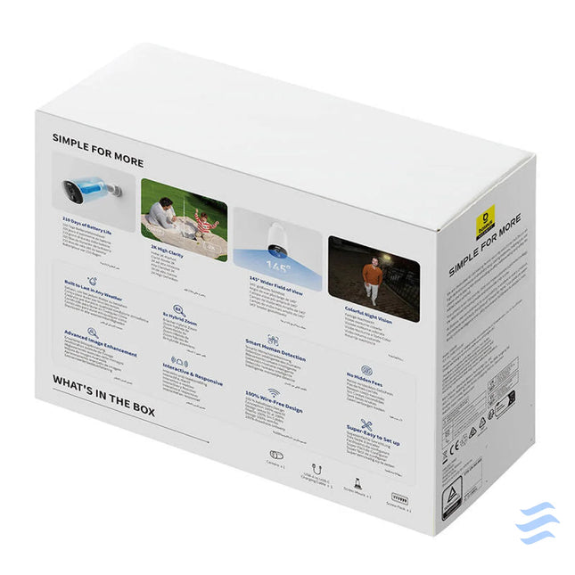 Baseus B1 2k Outdoor Camera (White) IP cameras