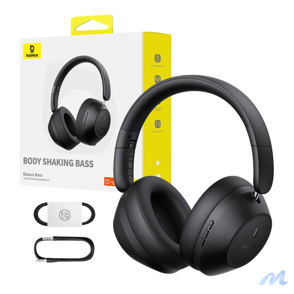Baseus Bass 30 Max Wireless Headphones (black)