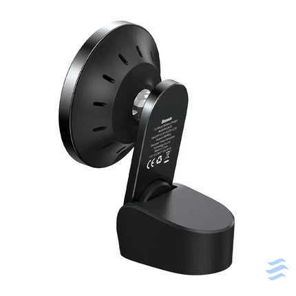 Baseus Big Energy car mount with wireless charger 15W for Iphone 12 / Iphone 13 (Black) Phone holders