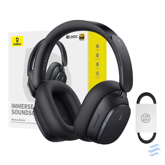 Baseus Bowie H1 Wireless Headphones Bluetooth 5.2 (black) Over ear