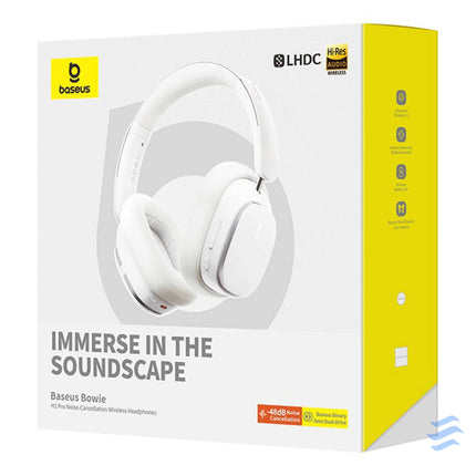 Baseus Bowie H1 Wireless Headphones Bluetooth 5.2 (white) Over ear