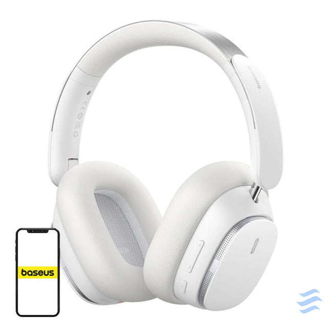 Baseus Bowie H1 Wireless Headphones Bluetooth 5.2 (white) Over ear