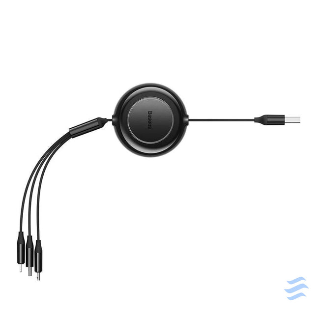 Baseus Bright Mirror 2 USB 3 in 1 cable for micro USB / USB C / Lightning 3.5A 1.1m (Black) Combo Cables