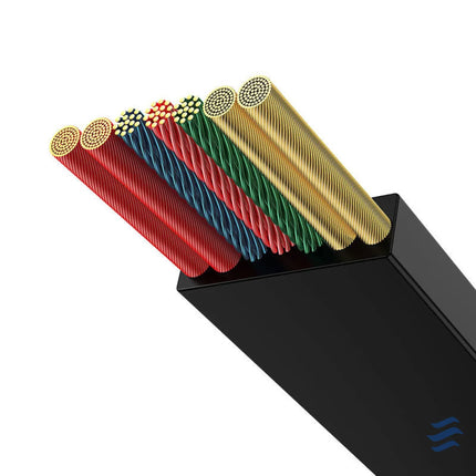 Baseus Bright Mirror 4 USB C 3 in 1 cable for micro USB / USB C / Lightning 100W / 3.5A 1.1m (Black) Combo Cables