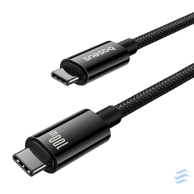 Baseus Cable USB Tungsten Gold USB C to USB C 100W 1,5m (black) USB C to USB C