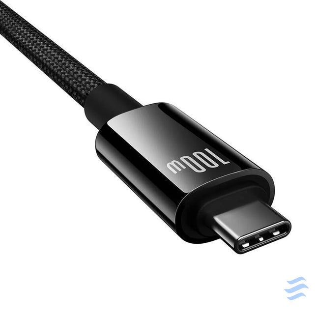 Baseus Cable USB Tungsten Gold USB C to USB C 100W 1,5m (black) USB C to USB C