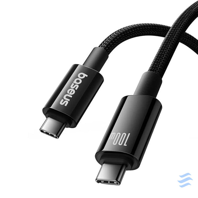 Baseus Cable USB Tungsten Gold USB C to USB C 100W 1,5m (black) USB C to USB C