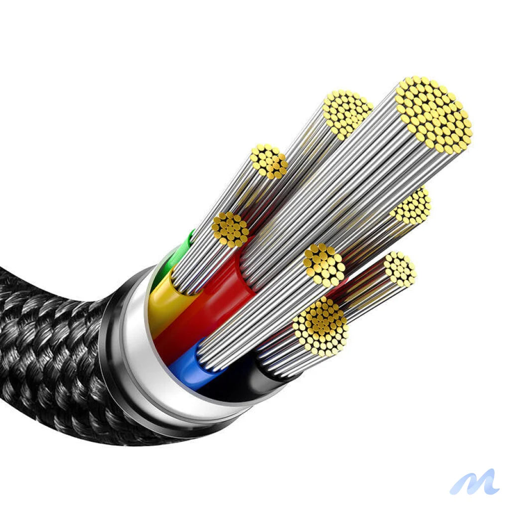 Baseus Cable USB Tungsten Gold USB-C to USB-C 100W 1,5m (black)