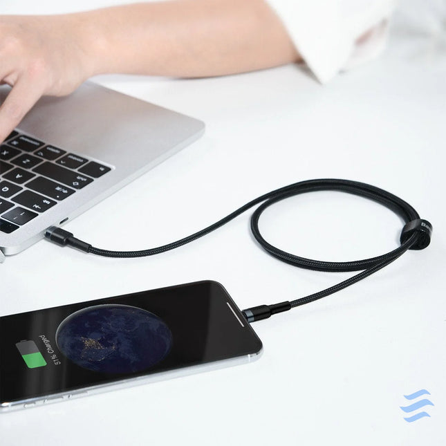 Baseus Cafule Cable Type C to iP PD 18W 1m Gray + Black USB C to Lightning