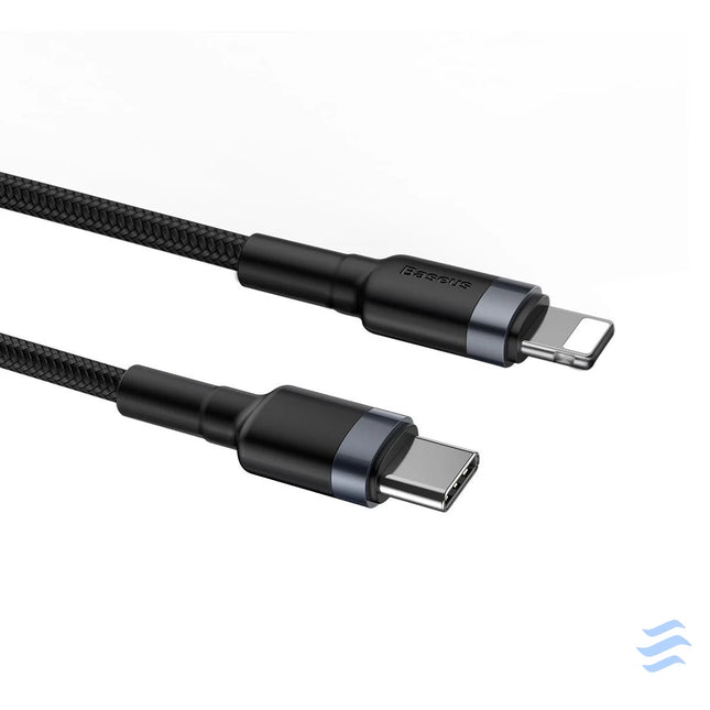 Baseus Cafule Cable Type C to iP PD 18W 1m Gray + Black USB C to Lightning