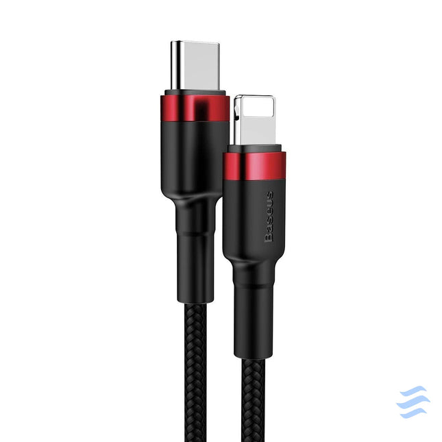 Baseus Cafule Cable Type C to iP PD 18W 1m Red + Black USB C to Lightning