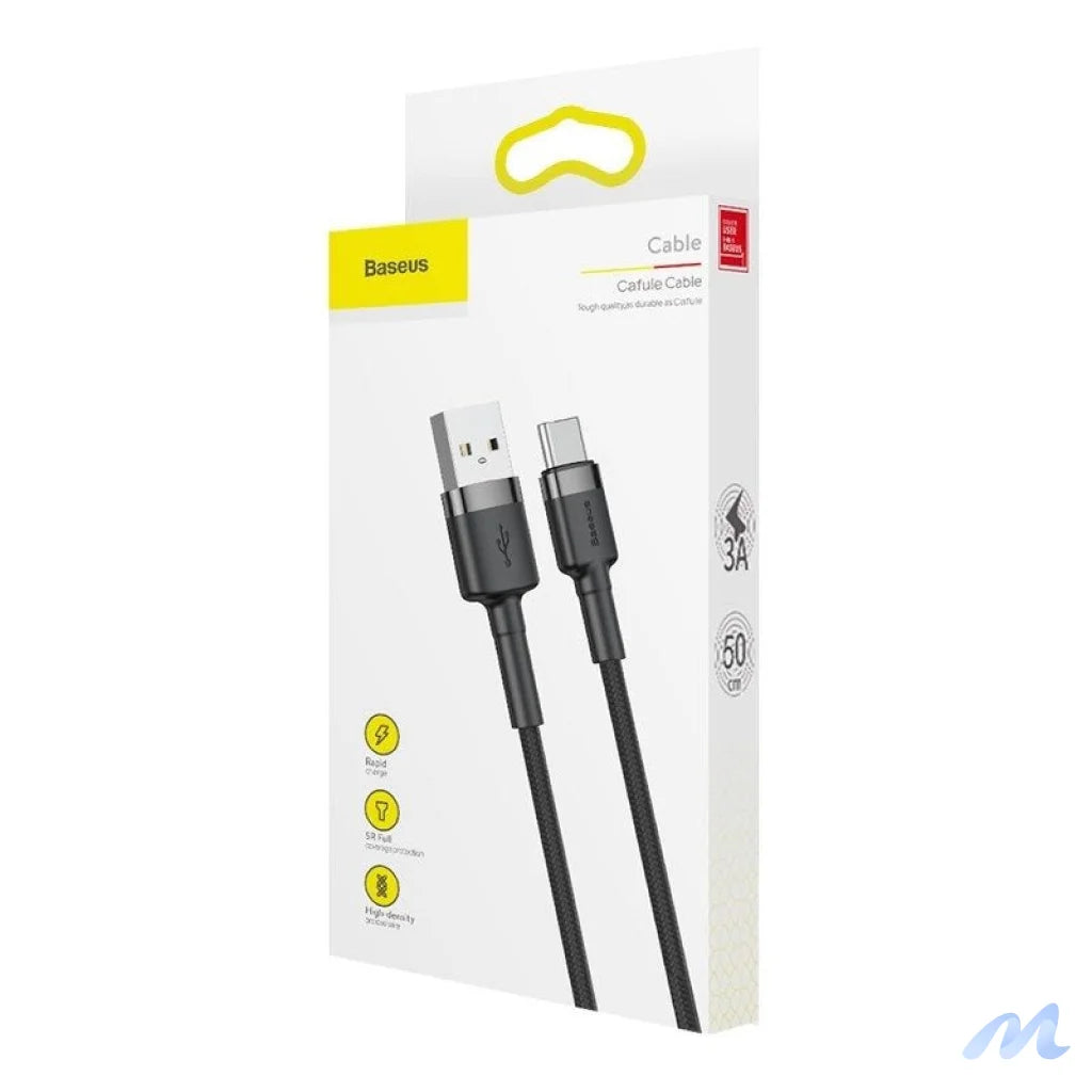 Baseus Cafule cable USB-C 2A 2m (Gray+Black)