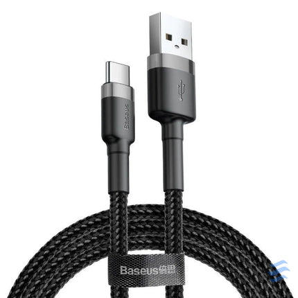 Baseus Cafule cable USB C 2A 2m (Gray + Black) USB to USB C