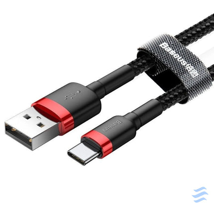 Baseus Cafule cable USB C 3A 0.5m (Red + Black) USB to USB C