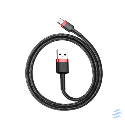 Baseus Cafule cable USB C 3A 0.5m (Red + Black) USB to USB C
