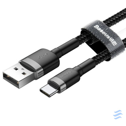 Baseus Cafule cable USB C 3A 1m (Gray + Black) USB to USB C