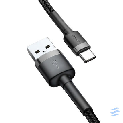 Baseus Cafule cable USB C 3A 1m (Gray + Black) USB to USB C