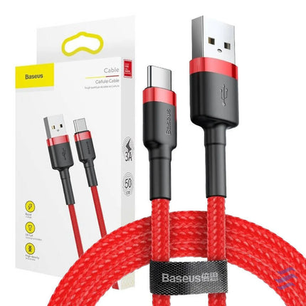 Baseus Cafule cable USB C 3A 1m (Red) USB to USB C