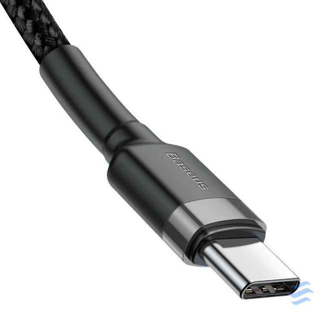 Baseus Cafule Cable USB C PD 2.0 QC 3.0 60W 1m (Black + Gray) USB C to USB C
