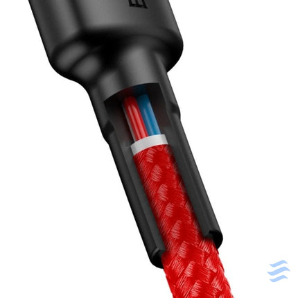 Baseus Cafule Cable USB C PD 2.0 QC 3.0 60W 1m (Red) USB C to USB C