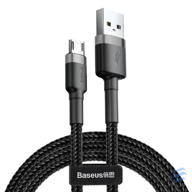 Baseus Cafule Cable USB For Micro 2A 3m Gray + Black USB to Micro USB