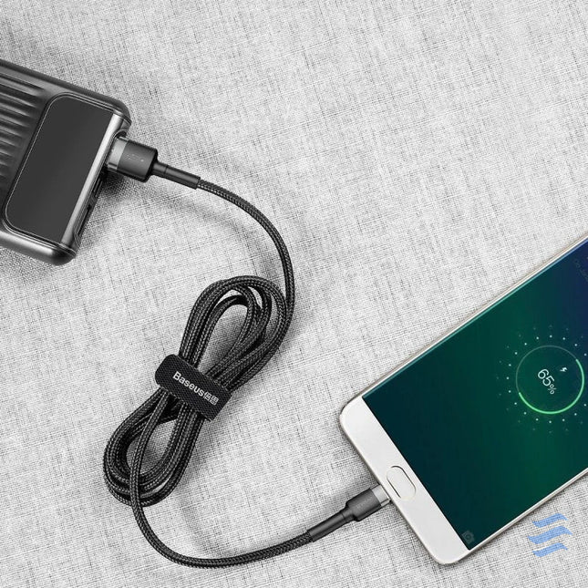 Baseus Cafule Cable USB For Micro 2A 3m Gray + Black USB to Micro USB