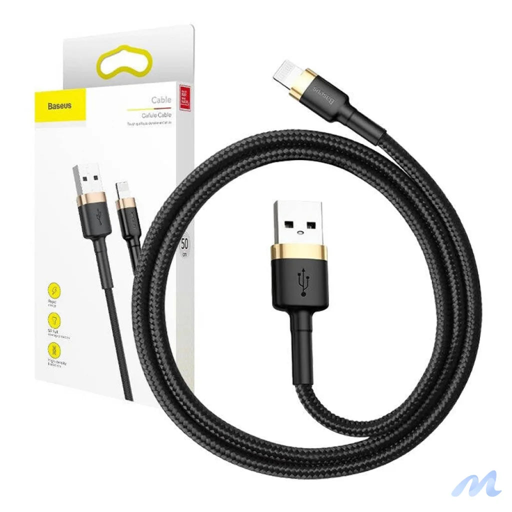 Baseus Cafule Cable USB Lightning 1.5 A 2m (Gold+Black)