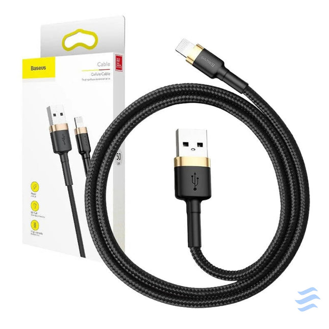 Baseus Cafule Cable USB Lightning 1.5 A 2m (Gold + Black) USB to Lightning