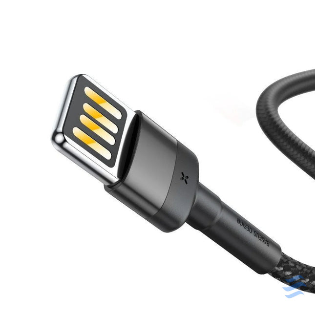 Baseus Cafule Double sided USB Lightning Cable 1.5A 2m (Gray + Black) USB to Lightning