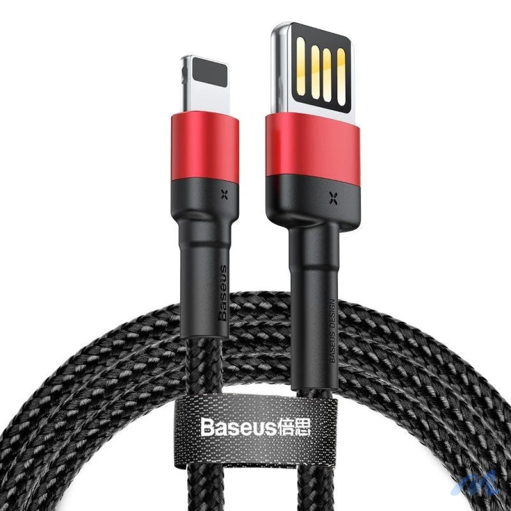 Baseus Cafule Double-sided USB Lightning Cable 2,4A 1m (Black+Red)