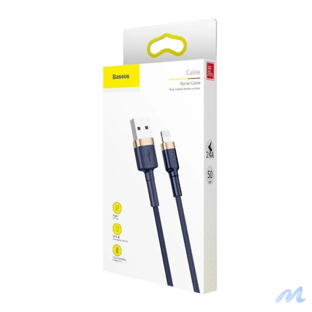 Baseus Cafule Lightning cable 1.5A 2m (Gold+Dark blue)