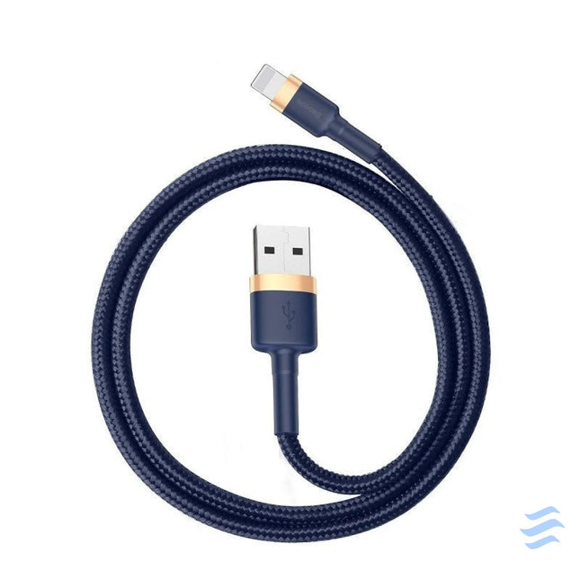 Baseus Cafule Lightning cable 1.5A 2m (Gold + Dark blue) USB to Lightning