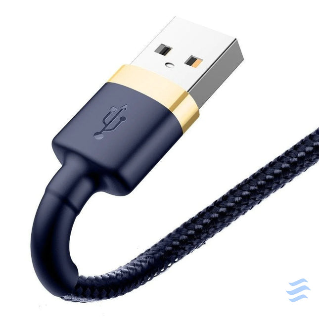 Baseus Cafule Lightning cable 1.5A 2m (Gold + Dark blue) USB to Lightning