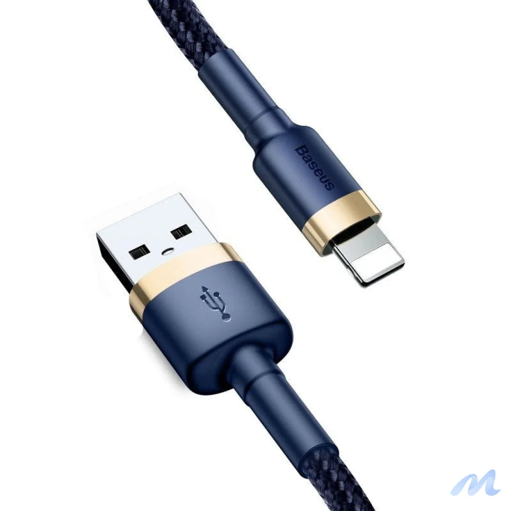Baseus Cafule Lightning cable 2.4A 1m (Gold+Dark blue)