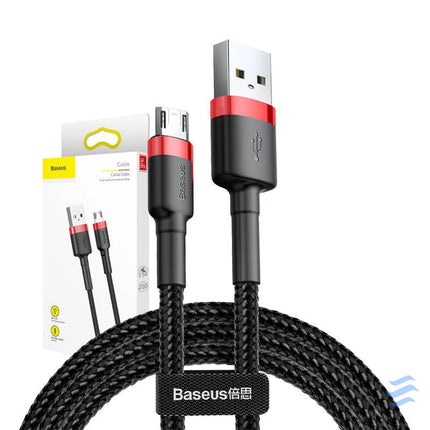 Baseus Cafule Micro USB cable 1.5A 2m (Red + Black) USB to Micro USB