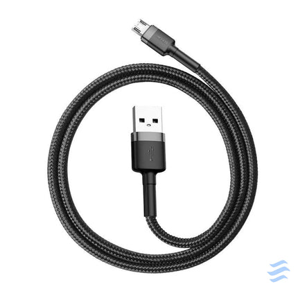 Baseus Cafule Micro USB cable 2.4A 1m (Gray + Black) USB to Micro USB
