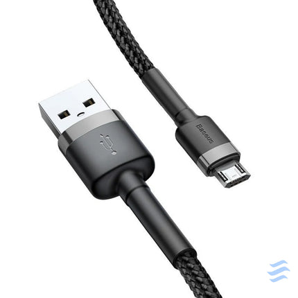 Baseus Cafule Micro USB cable 2.4A 1m (Gray + Black) USB to Micro USB