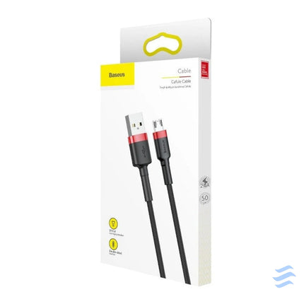 Baseus Cafule Micro USB cable 2.4A 1m (Red + Black) USB to Micro USB