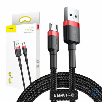 Baseus Cafule Micro USB cable 2.4A 1m (Red + Black) USB to Micro USB