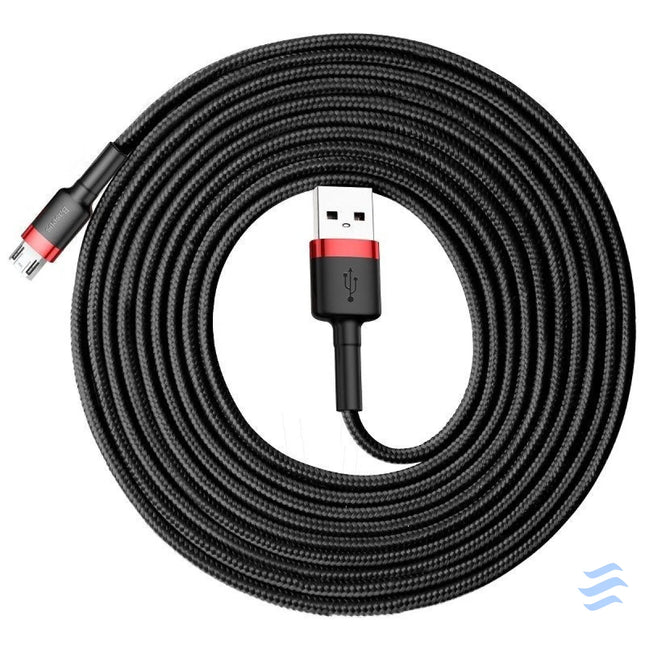 Baseus Cafule Micro USB Cable 2A 3m (Black + Red) USB to Micro USB