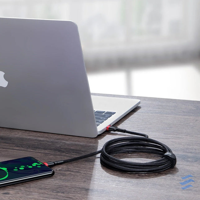Baseus Cafule PD2.0 100W flash charging USB For Type C cable (20V 5A)2m Red + Black USB C to USB C