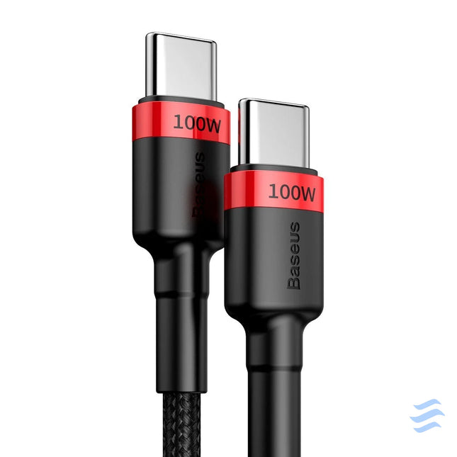 Baseus Cafule PD2.0 100W flash charging USB For Type C cable (20V 5A)2m Red + Black USB C to USB C