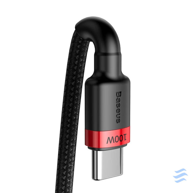 Baseus Cafule PD2.0 100W flash charging USB For Type C cable (20V 5A)2m Red + Black USB C to USB C